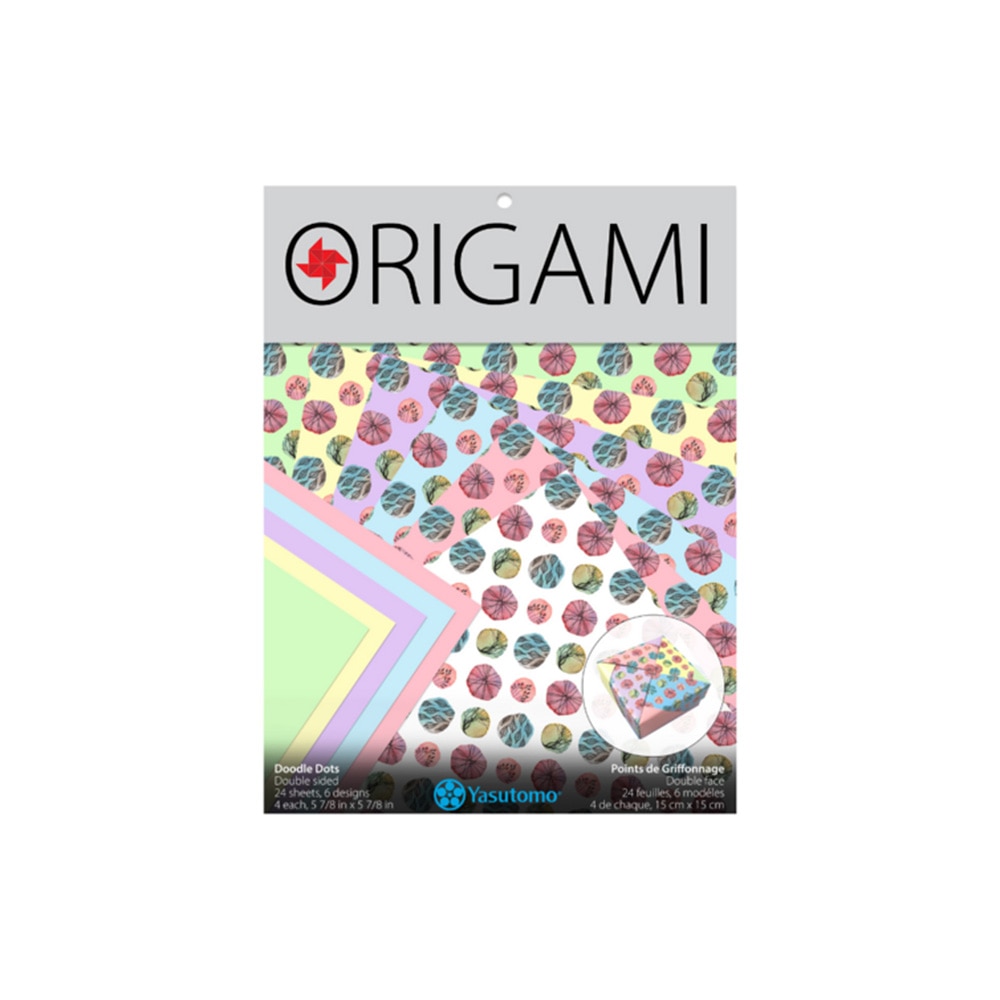 Yasutomo, Origami, Papers & Kits, Art & School, Doodle Dots, 6 Patterns, 832512